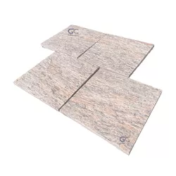 Pedra Madeira Serrada Rosa Amarrado C/ 0,5m² 23x23... - PEDRAS BRASIL