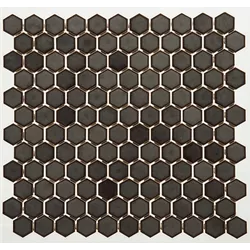 Pastilha de Porcelana Hexagonal - Ardosia  1,43m² ... - PEDRAS BRASIL