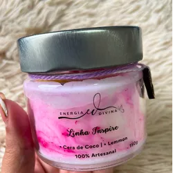 Vela Artesanal 150g - Lemmon - Gotas de Luz & Energia Divina