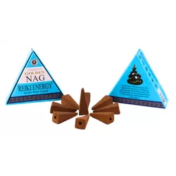Incenso Golden Nag Cone Cascata - Reiki Energy - Gotas de Luz & Energia Divina