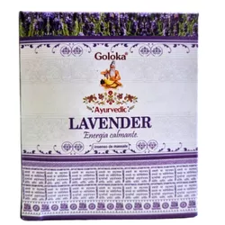 Incenso Goloka Cone Cascata - Lavanda - Gotas de Luz & Energia Divina