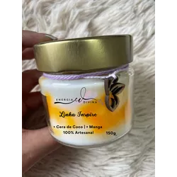 Vela Artesanal 150g - Manga - Gotas de Luz & Energia Divina