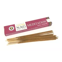 Incenso Golden Nag vareta - Meditation - Gotas de Luz & Energia Divina