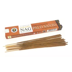 Incenso Golden Nag vareta - Palo Santo - Gotas de Luz & Energia Divina