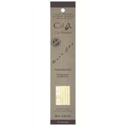 Incenso Natural Cia do Aroma - Rosa Chá - Gotas de Luz & Energia Divina