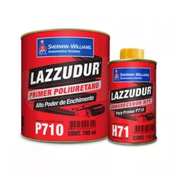 Primer Pu P710 Enchimento Automotivo Lazzuril C/ Endurecedor -kit- - GRUPOCHIQUINHO