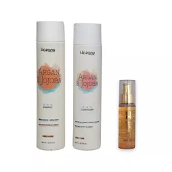 Kit Shampoo Argan e Jojoba 300ml + Condicionador A... - HAZANY COSMÉTICOS
