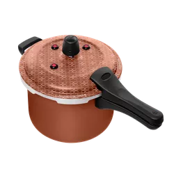 Panela De Pressão 5,0 Litros Fecho Externo Antiade... - HOMEUTIL