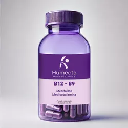 Suplemento de Vitamina B12 e B9 - Caps - Humecta 