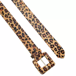 Cinto Feminino couro onça - 1030X onça - Ide by Ide