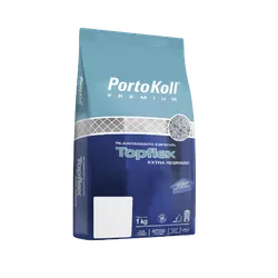 Rejunte Topflex Resinado (cores) 1 kg - Portokoll - ImperSelantes - Produtos Técnicos para Impermeabilização 