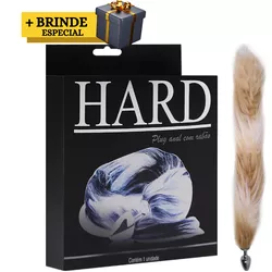 Prazer anal plug anal Ônix Rabo Degrade Bege - L'amour Boutique Erótica