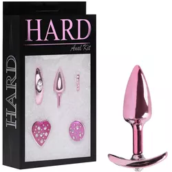 Kit combo Plug anal p Com Base Removível Rosa - L'amour Boutique Erótica