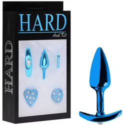 Kit combo Plug anal p Com Base Removível Azul - L'amour Boutique Erótica