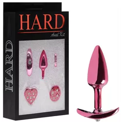 Kit combo Plug anal p Com Base Removível Vermelha - L'amour Boutique Erótica