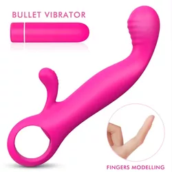 Vibrador Ponto G e Bullet - 2 em 1 - Orifinger Ded... - L'amour Boutique Erótica