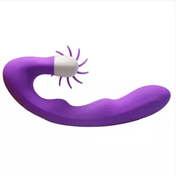 Vibrador Ponto G com Estimulador de Clitóris ZD007... - L'amour Boutique Erótica