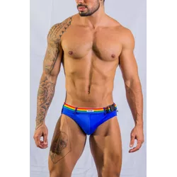 SUNGA PRIDE FECHO - AZUL - L'amour Boutique Erótica