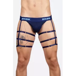 Jockstrap 3 Ligas Id AZUL - L'amour Boutique Erótica