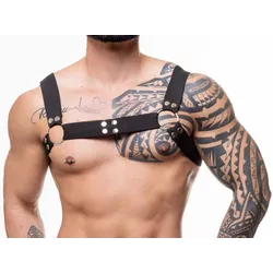 Harness ElÁstico Com Argolas - L'amour Boutique Erótica
