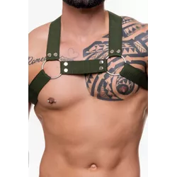 Harness Nylon Verde Musgo - L'amour Boutique Erótica