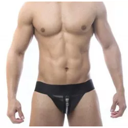 Jockstrap ZÍper Metalizado - L'amour Boutique Erótica