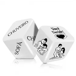 Brincadeira dadinhos eróticos dado 2 Unidades Praz... - L'amour Boutique Erótica