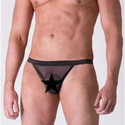 Cueca Tule Preto - L'amour Boutique Erótica