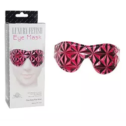 TAPA OLHOS LUXURY VERMELHO - L'amour Boutique Erótica