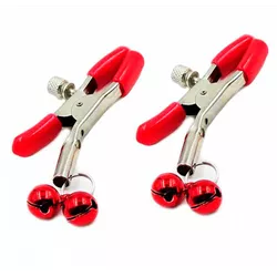 Grampos para os Seios com Adorno em Metal - Prende... - L'amour Boutique Erótica
