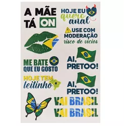 Brincadeira tattoo Quero Anal Tatuagem Temporária ... - L'amour Boutique Erótica