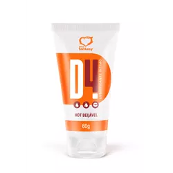 Lubrificante D4 Hot A Base D'água 60g Efeito hot - L'amour Boutique Erótica
