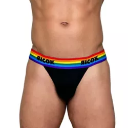 Jockstrap Pride Fio Dental - Preta - L'amour Boutique Erótica