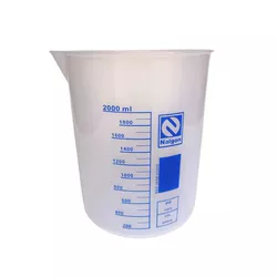 BECKER GRADUADA PLASTICA 2.000ML POLIPROPILENO - B... - LEAOLABOR