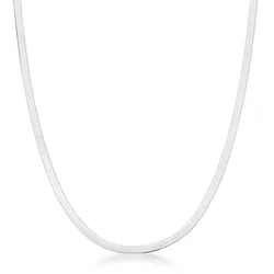Corrente Malha Laminada 3mm 45cm Prata 925 - C1005 - LE BEAU
