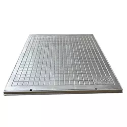 Tampão de Alumínio Fundido Simples 70X70 cm - 450... - Tampão e grelha GK