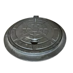 Tampão de Ferro Fundido Leve DN600 T-55 20 Tonelad... - Tampão e grelha GK