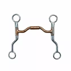 Freio Billy Allen Inox Sport Equine Bocal de Ferro com Banho Cobre