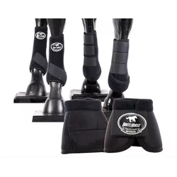 Kit Completo Cloche e Caneleiras Color Preto Boots... - LETÍCIA COUNTRY IMPORT'S