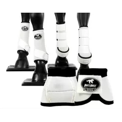 Kit Completo Cloche e Caneleiras Color Branco Boot... - LETÍCIA COUNTRY IMPORT'S