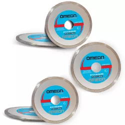 Kit 5 Disco Diamantado Contínuo 110mm X 22,23mm Ôm... - Loja Caravelas