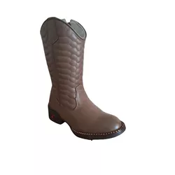 Bota Texana Juvenil em Couro Chocolate R$ 314,79 O... - Caminhos da Roça