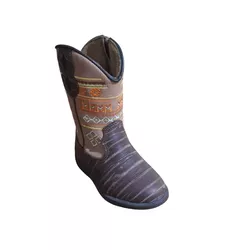 Bota Texana Juvenil em Couro Marrom R$ 229,90 OS: ... - Caminhos da Roça