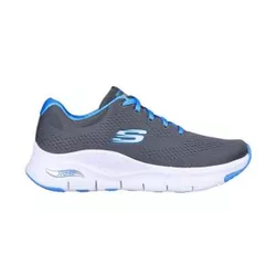 Tênis skechers Arch Fit Carvâo/Azul - 149057BRCCBL... - Loja Over 7