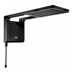 Chuveiro Lorenzetti Acqua Storm Ultra Preto - 220V... - Lojas Coimbra