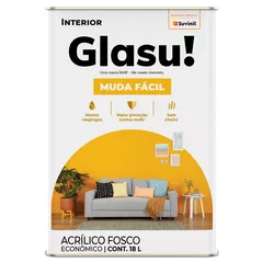 Tinta Acrílica Glasu Muda Fácil - Interior - 18L (... - Lojas Coimbra