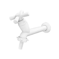Torneira Tanque Cross Branco 15CM Tigre - 32076 - Comercial Salla
