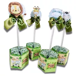 Centros de Mesa Safari Tradicional Personalizado 1... - MDMENINADELICADA