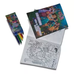 Revistas De Colorir Personalizadas + Giz De Cera T... - MDMENINADELICADA