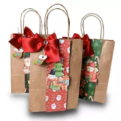 Sacolinha de Natal Personalizada Para Presentes 10... - MDMENINADELICADA